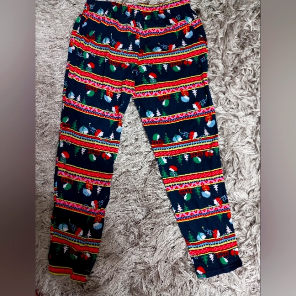 Sleep Chic Christmas and Hedgehog Print Sleep Pants